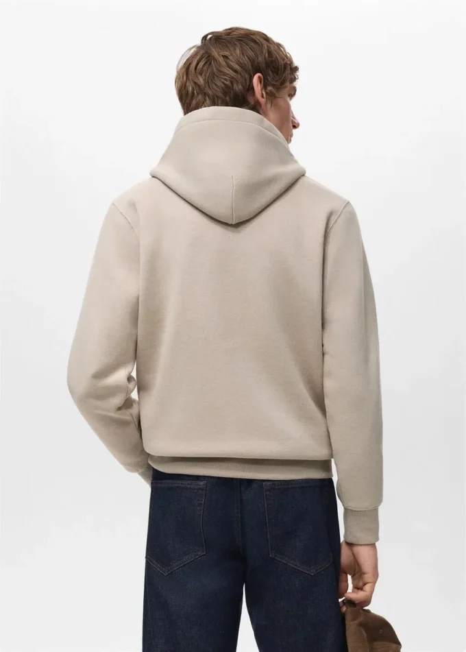 Sweat à capuche coupe classique