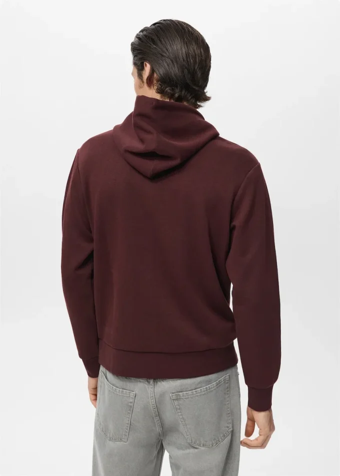 Sweat à capuche coupe classique