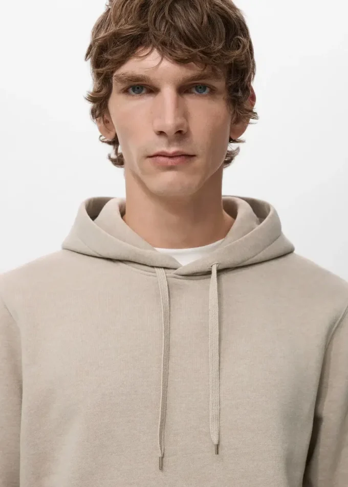 Sweat à capuche coupe classique
