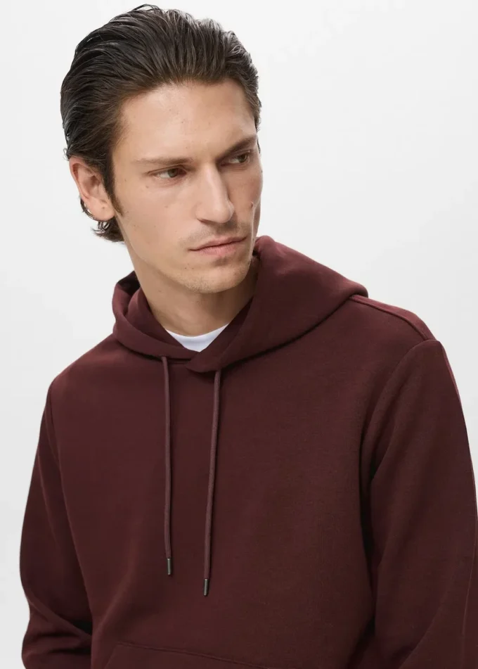 Sweat à capuche coupe classique