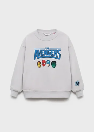 Sweat à capuche en coton Avengers