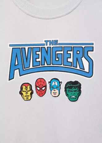 Sweat à capuche en coton Avengers