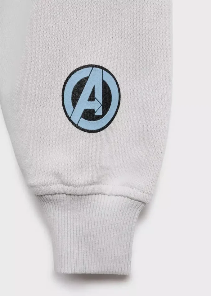 Sweat à capuche en coton Avengers
