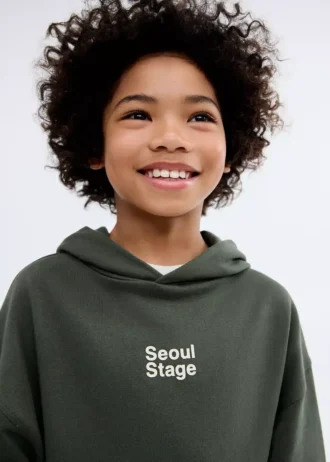Sweat à capuche imprimé