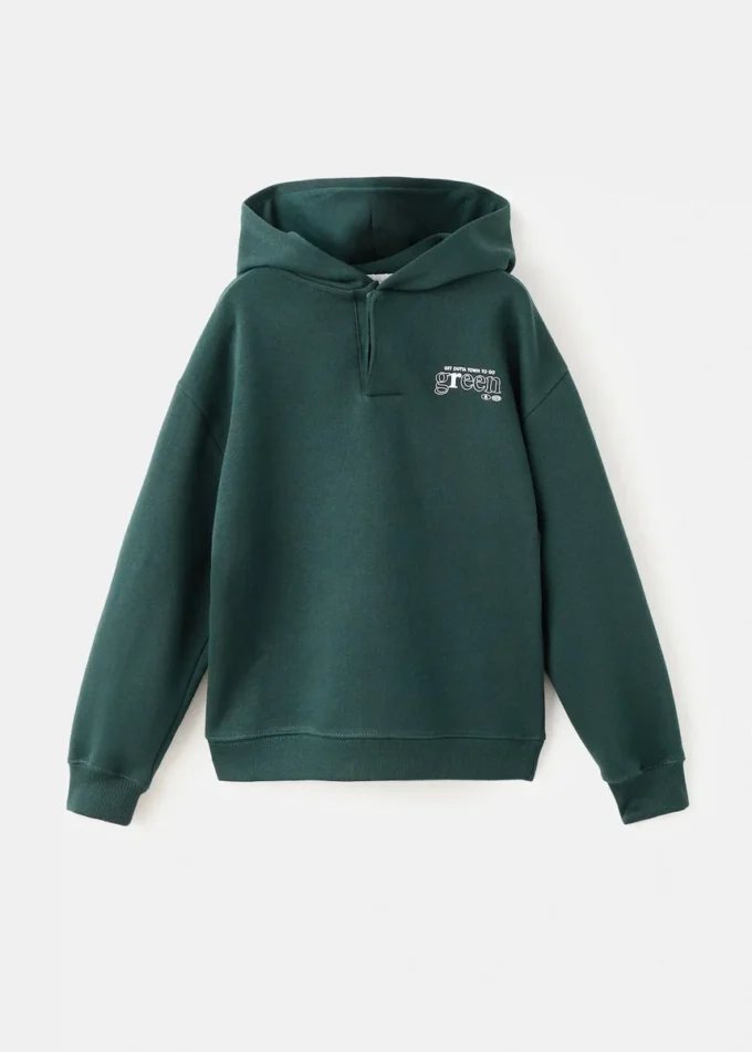 Sweat à capuche imprimé