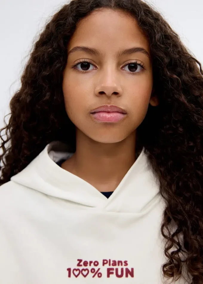 Sweat à capuche imprimé