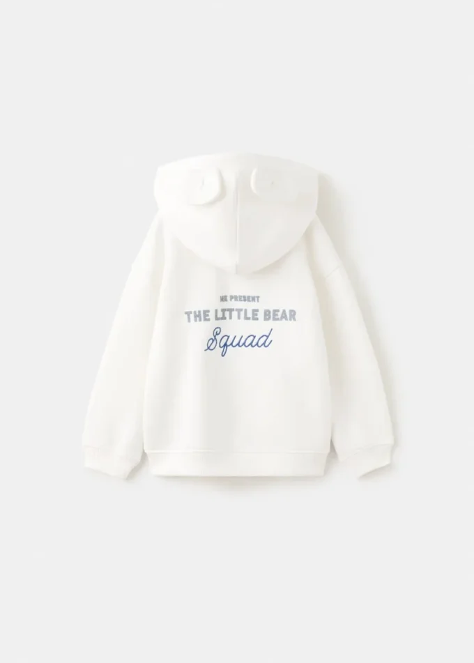 Sweat à capuche imprimé