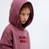 Sweat à capuche imprimé