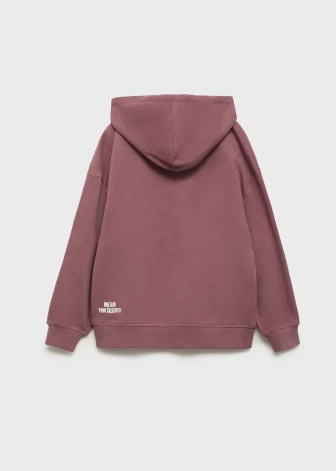 Sweat à capuche imprimé
