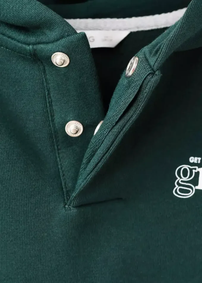 Sweat à capuche imprimé