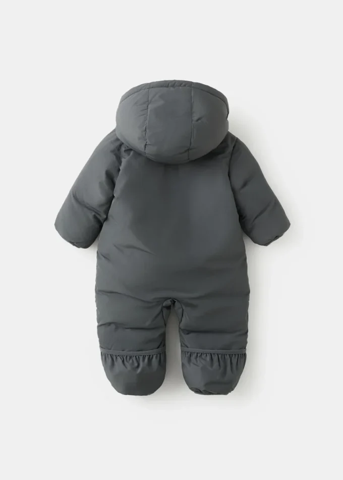 Sweat à capuche matelassé avec capuche en fourrure