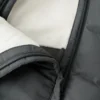 Sweat à capuche matelassé avec capuche en fourrure
