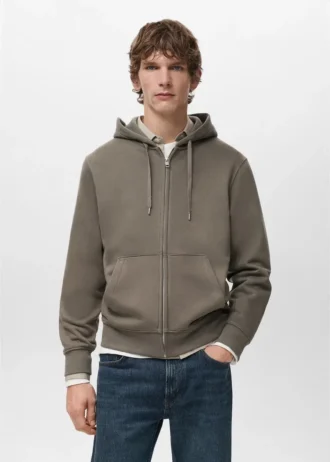 Sweat à capuche zippé