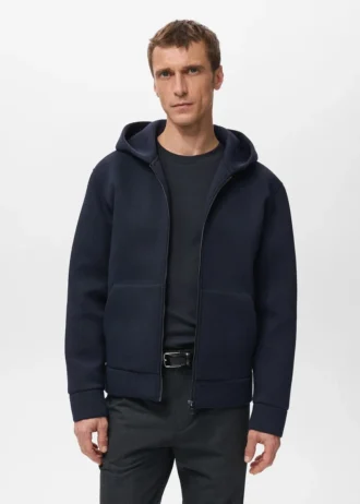 Sweat à capuche zippé