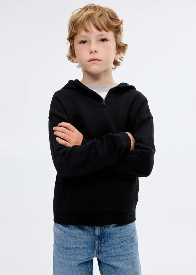Sweat à capuche zippé