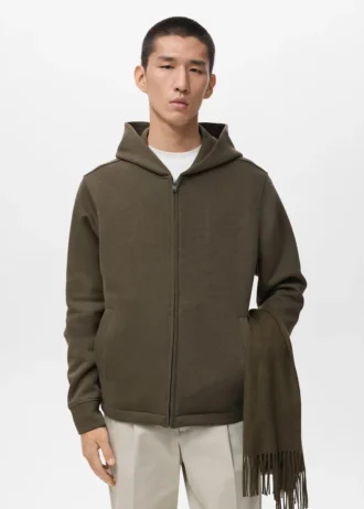 Sweat à capuche zippé