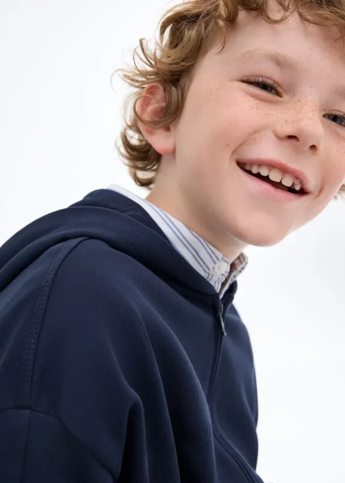Sweat à capuche zippé