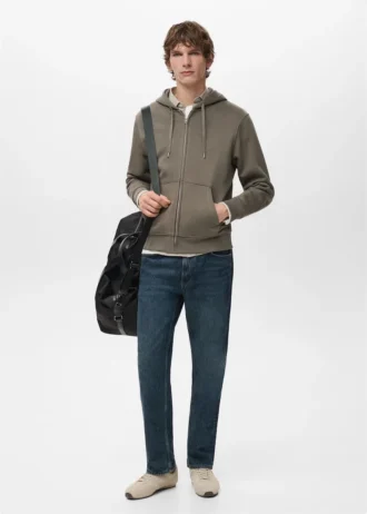 Sweat à capuche zippé