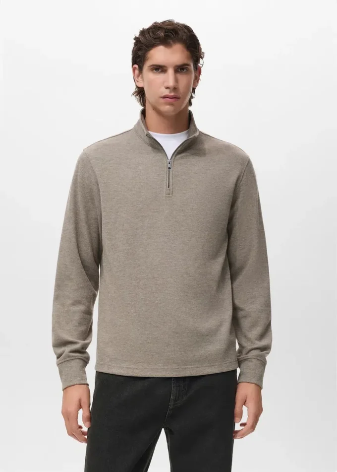 Sweat à capuche zippé coupe classique Sweat à capuche zippé coupe classique