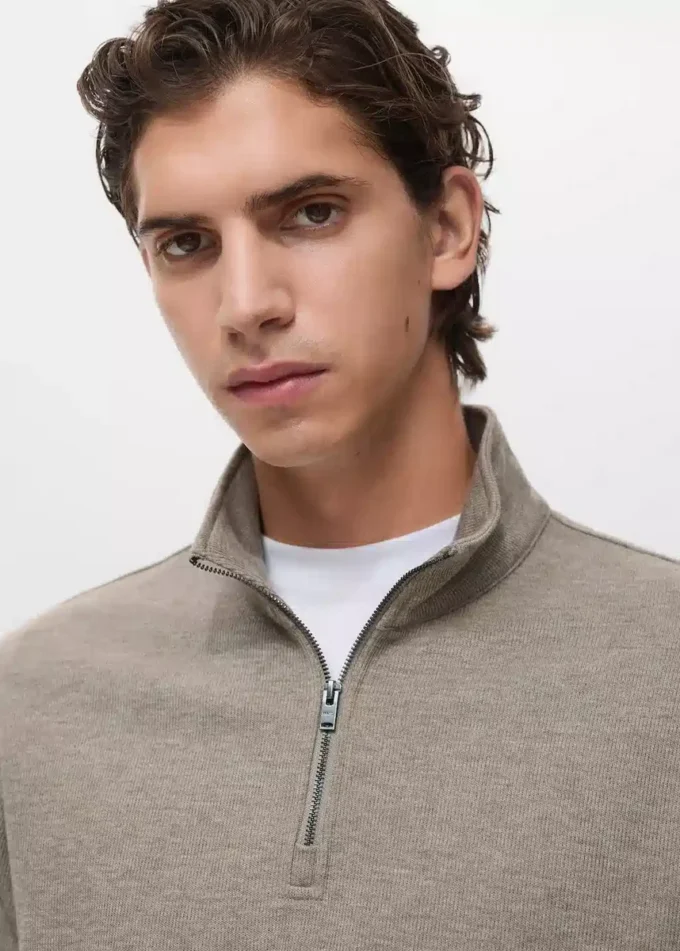 Sweat à capuche zippé coupe classique Sweat à capuche zippé coupe classique
