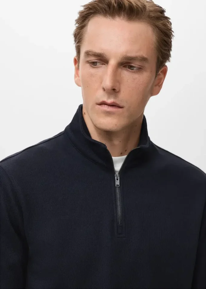 Sweat à capuche zippé coupe classique Sweat à capuche zippé coupe classique