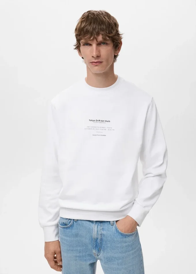 Sweat-shirt 100 % coton