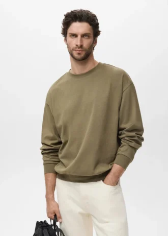 Sweat-shirt ample 100 % coton