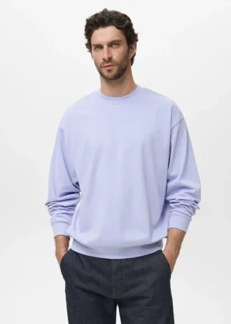 Sweat-shirt ample 100 % coton