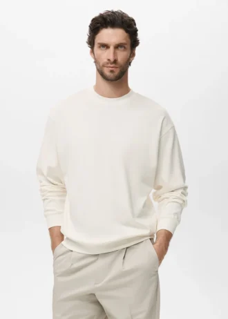 Sweat-shirt ample 100 % coton