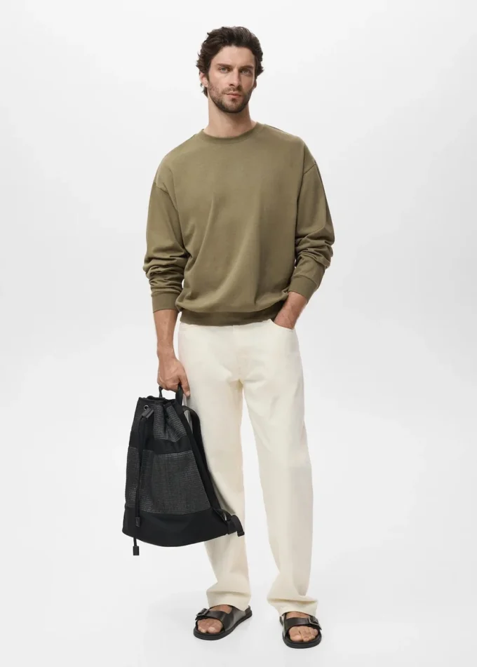 Sweat-shirt ample 100 % coton Sweat-shirt ample 100 % coton