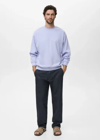 Sweat-shirt ample 100 % coton