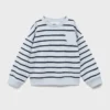 Sweat-shirt avec cœur brodé