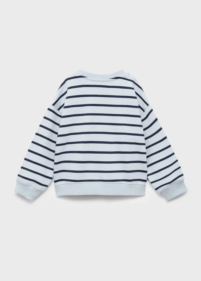 Sweat-shirt avec cœur brodé