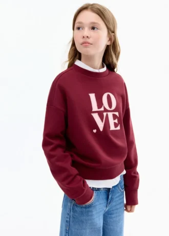 Sweat-shirt avec message d&rsquo;amour