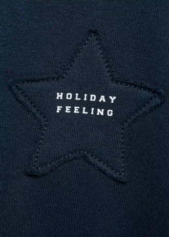 Sweat-shirt avec étoile brodée Sweat-shirt avec étoile brodée