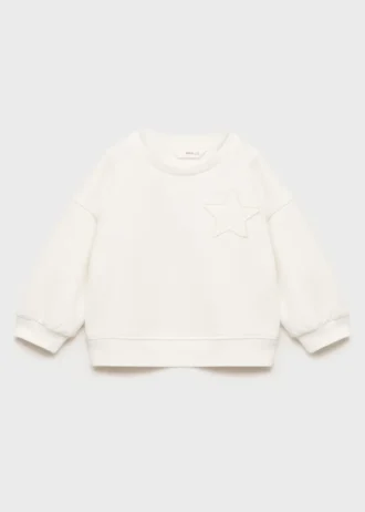 Sweat-shirt avec étoile brodée Sweat-shirt avec étoile brodée