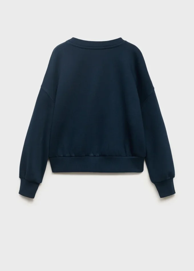 Sweat-shirt avec étoile brodée