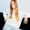 Sweat-shirt avec étoiles en strass Sweat-shirt avec étoiles en strass