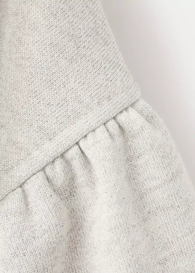 Sweat-shirt avec étoiles en strass et détails en lurex
