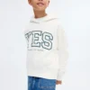 Sweat-shirt brodé à motif floral