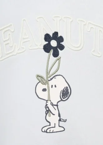 Sweat-shirt brodé Snoopy