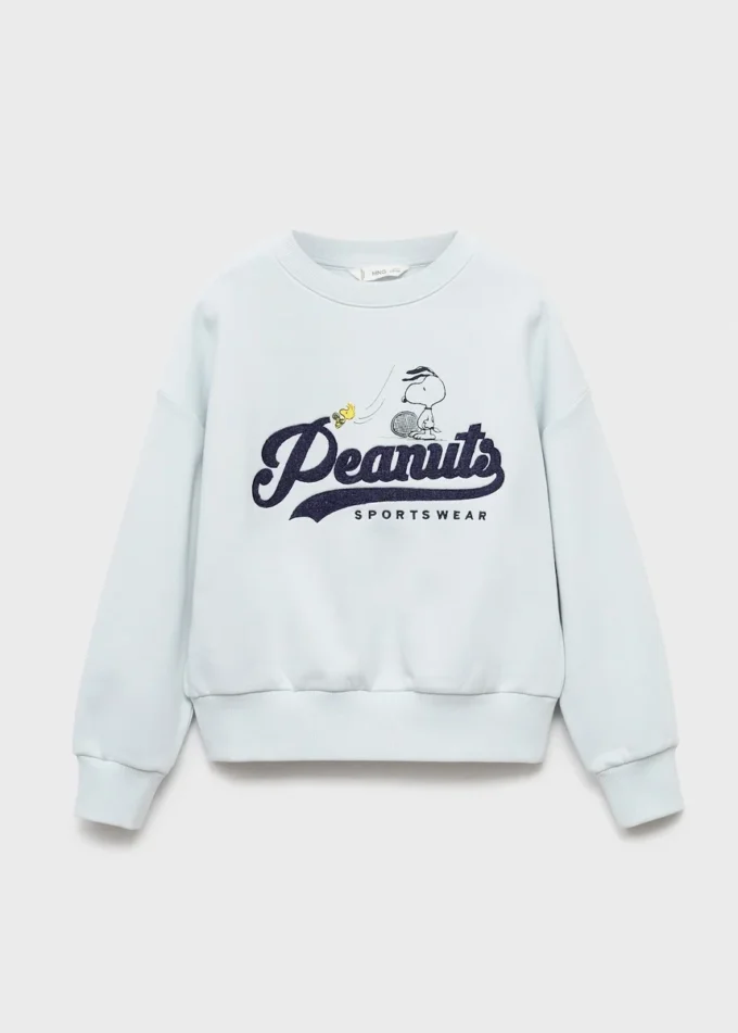 Sweat-shirt brodé Snoopy