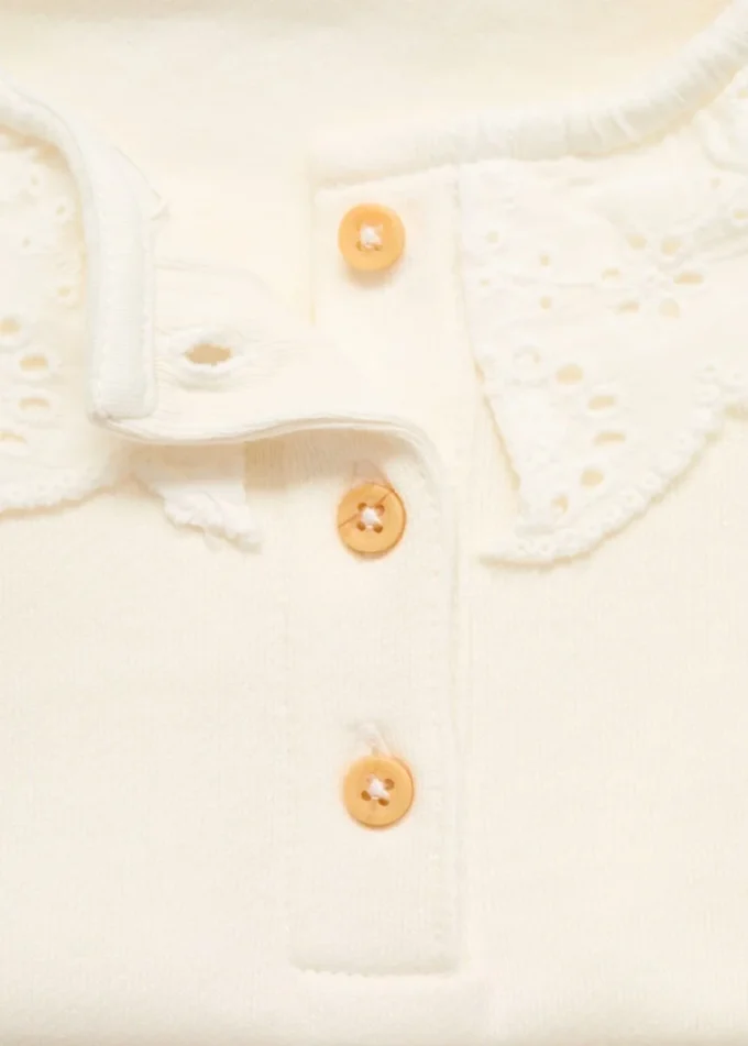 Sweat-shirt à col babydoll