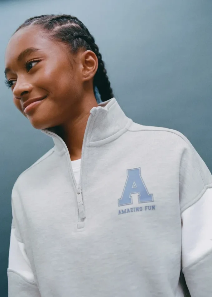 Sweat-shirt à col Perkins