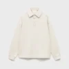 Sweat-shirt à col polo