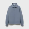 Sweat-shirt à col polo