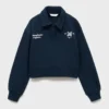 Sweat-shirt à col polo