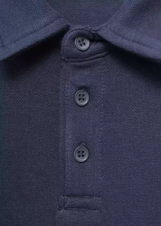 Sweat-shirt à col polo