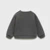 Sweat-shirt en coton avec détails brodés