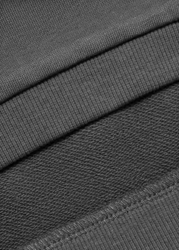 Sweat-shirt en coton avec détails brodés